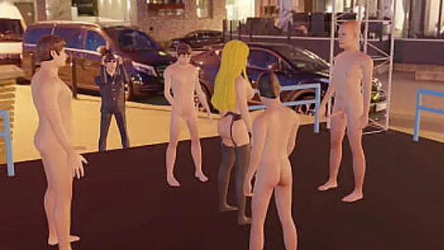 Lulu do a erotic dance in red lingerie on stage and her fans will enjoy her gorgeous body in public