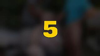 Hot 4K outdoor action with a mature woman and two sexy strangers