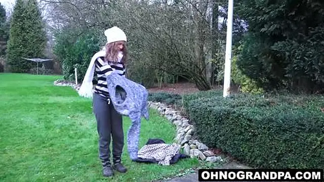 Homeless Bunny Baby and the old grandpa