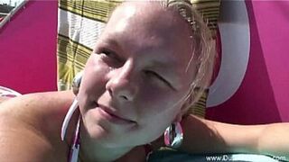 Chubby Dutch Fucked On The Beach