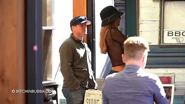 Bitch In Bubba gets her big ass fucked at a gas station food truck in Portland 
