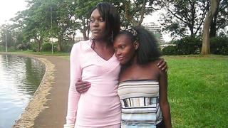 Hidden African Lesbians' Bathroom Encounter