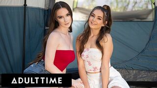 Stepsis Aften Opal & Hazel Moore Explore Each Other During Vacation