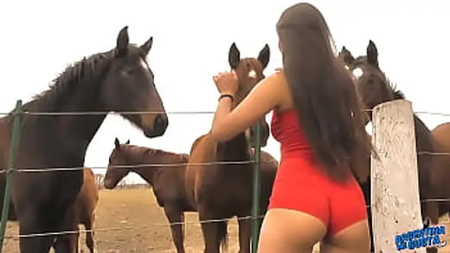 Hot Latina Horse Whisperer - Fantastic 10 Inch Butt🍑!