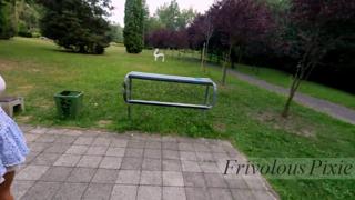Public Park Bench Fucking and Ass🍑 Spanking