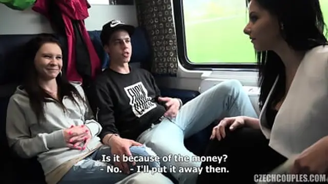 Raw Czech cocks thrusting in sweaty vaginas on a filthy train ride gone wild