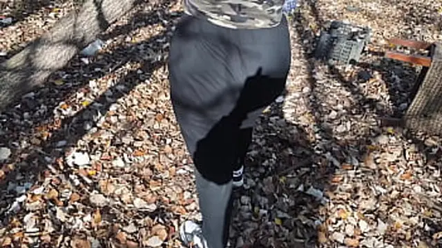 Wild woodland debauchery: Stranger ravishes me &mdash;  semen splashes facial ecstasy