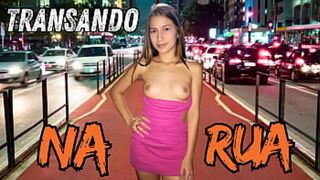 Publicly humiliating and fornicating on the sidewalk with my nubile spouse